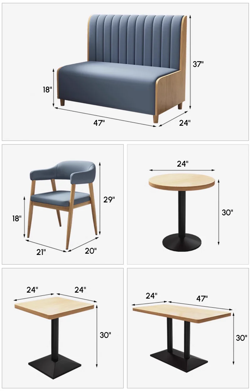 Company Restaurant Table And Chair Sets-15