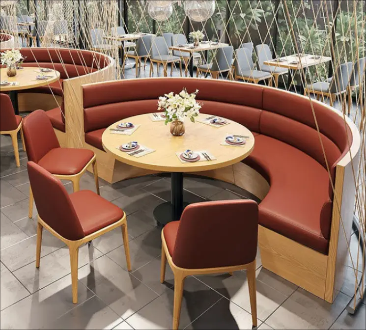 Semi-Circular Restaurant Booths2