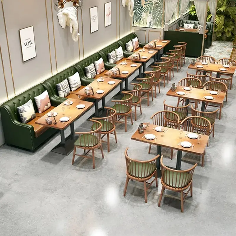 Single Row Restaurant Booths-3