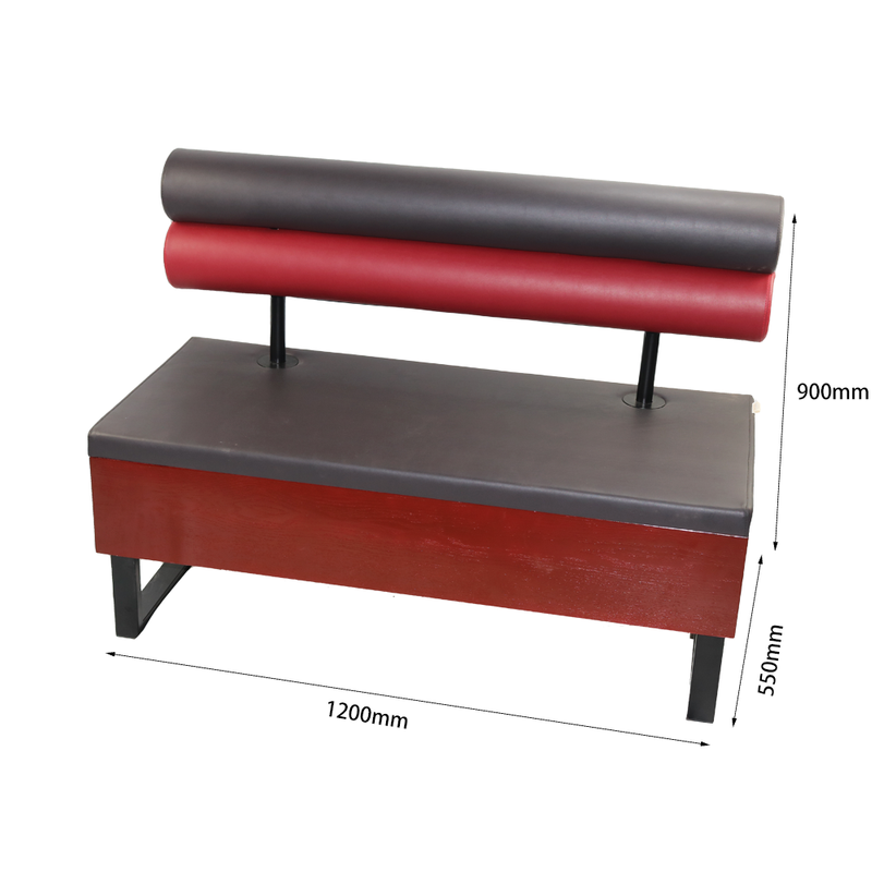 Round Backed Single Row Booth