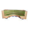 Wooden Semi-circular Booth