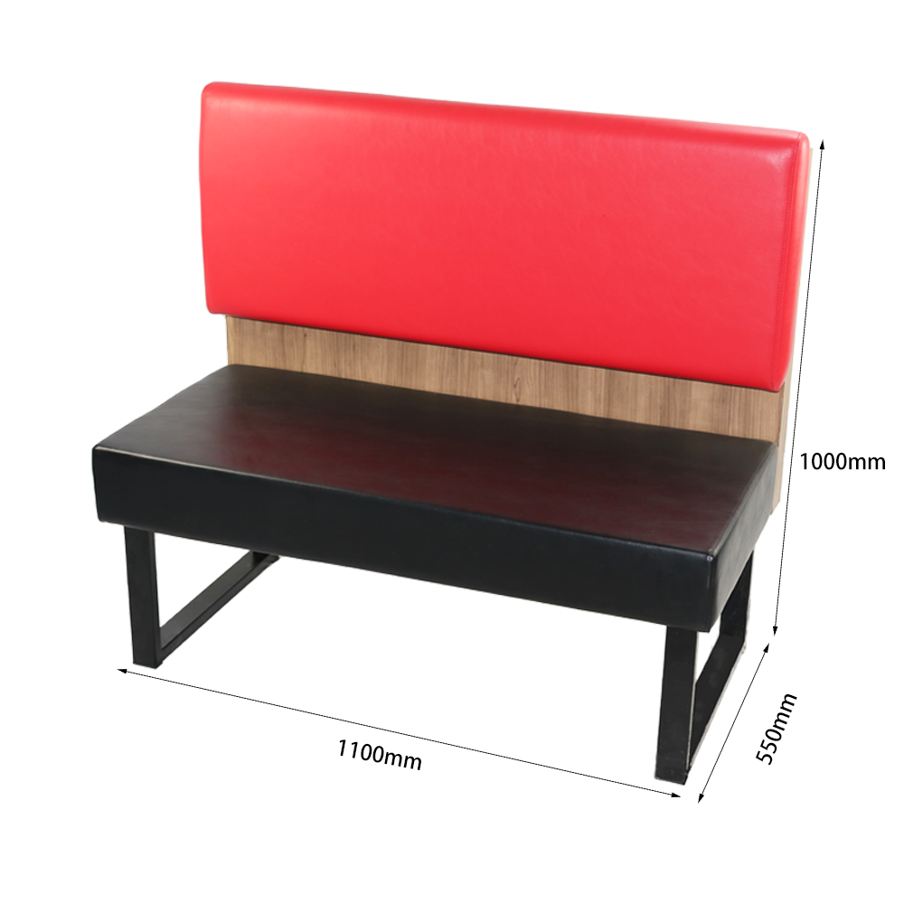 Iron Base Single Row Booth