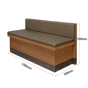 Wooden flexible single row booth