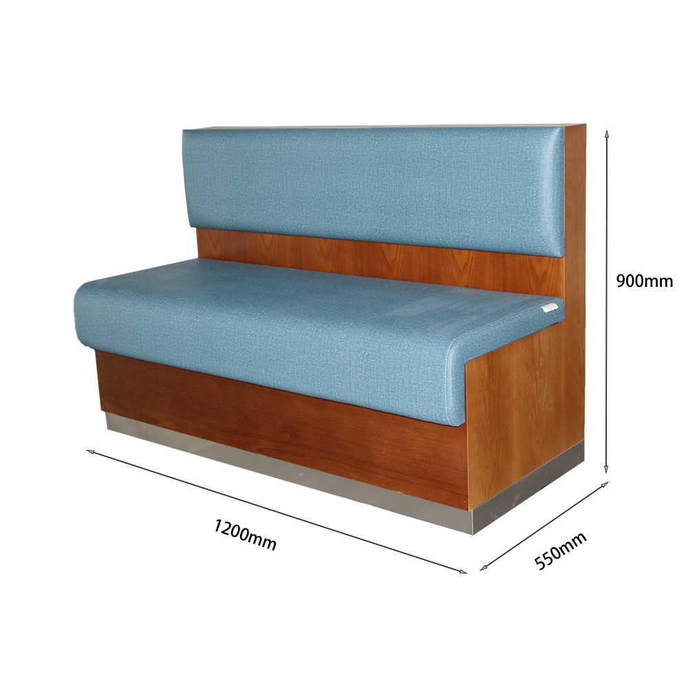 Wooden flexible single row booth